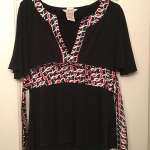 Black and red Dress shirt